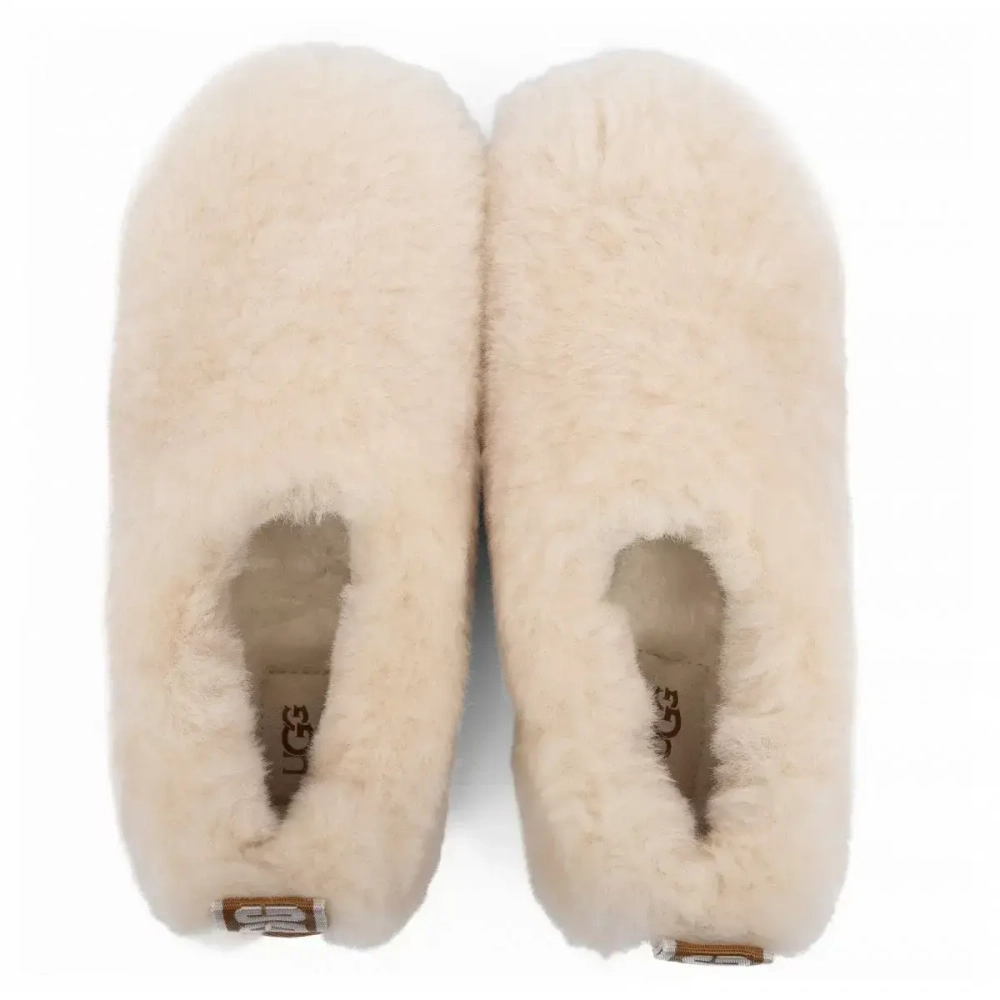 UGG Hailey Fluff Slippers Natural
