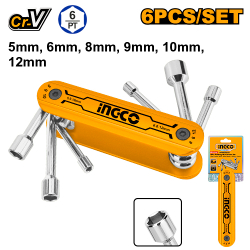 Набор торцевых отверток складной 6 шт.