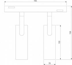 Светильник на штанге Elektrostandard Slim Magnetic a062853