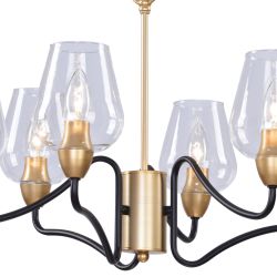 Люстра Rivoli Fresco 5045-206 6 * E14 40 Вт лофт - кантри | Rivoli