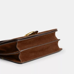 COACH СУМКА ЧЕРЕЗ ПЛЕЧО TABBY CHAIN, КОРИЧНЕВЫЙ