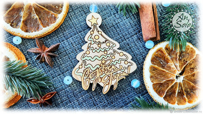 Магнит "Новогодняя Ель"