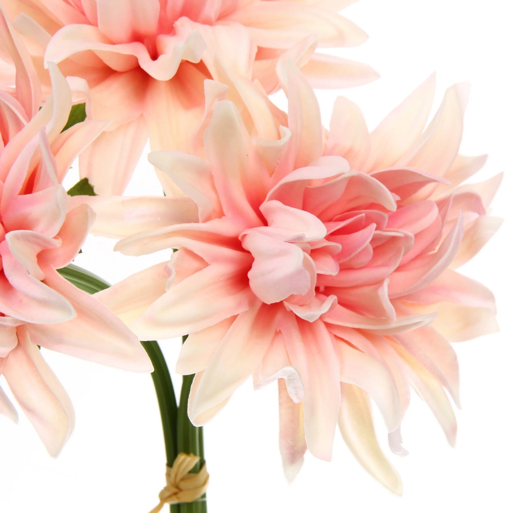 Цветы искусственные «Natur» 34см Хризантемы 3шт персиковые