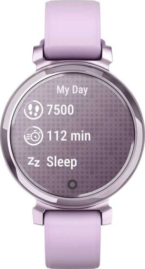 Умные часы Garmin Lily 2 сиреневый металлик с сиреневым силиконовым ремешком