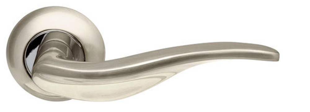 [ТОВАРА НЕТ В НАЛИЧИИ] Ручка Армадилло Lora SN/CP-3, цвет никель матовый/хром (гарантия - 5 лет)