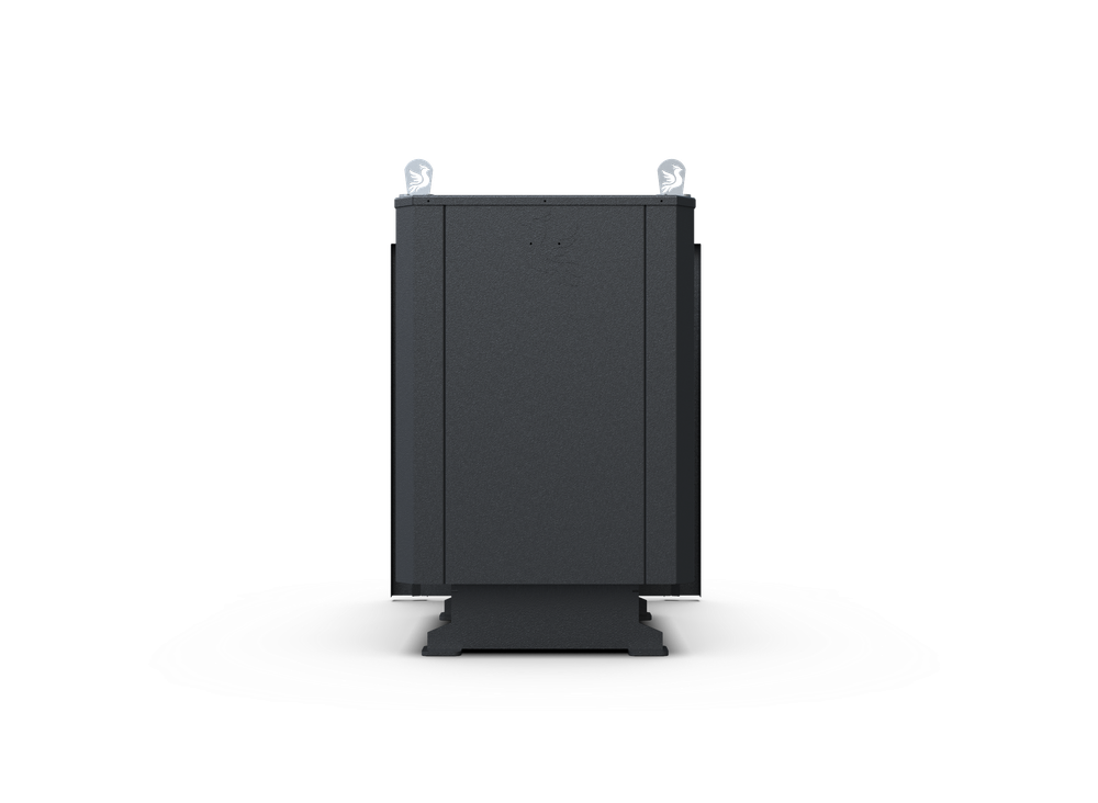 Банная печь Душа- 15 Кожух угловой панорама