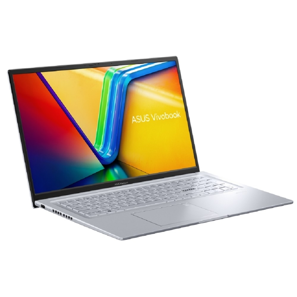 Ноутбук ASUS VivoBook 17X M3704Y-AU221 [90NB1191-M009W0] Cool Silver 17.3"(FHD Ryzen 5 7430U/16GB/SSD512GB/AMD Radeon/Backlit/DOS)