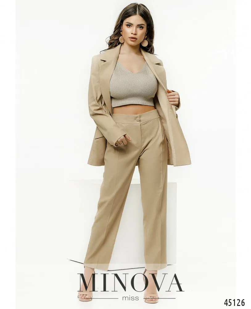 Костюм 2180-бежевый Minova