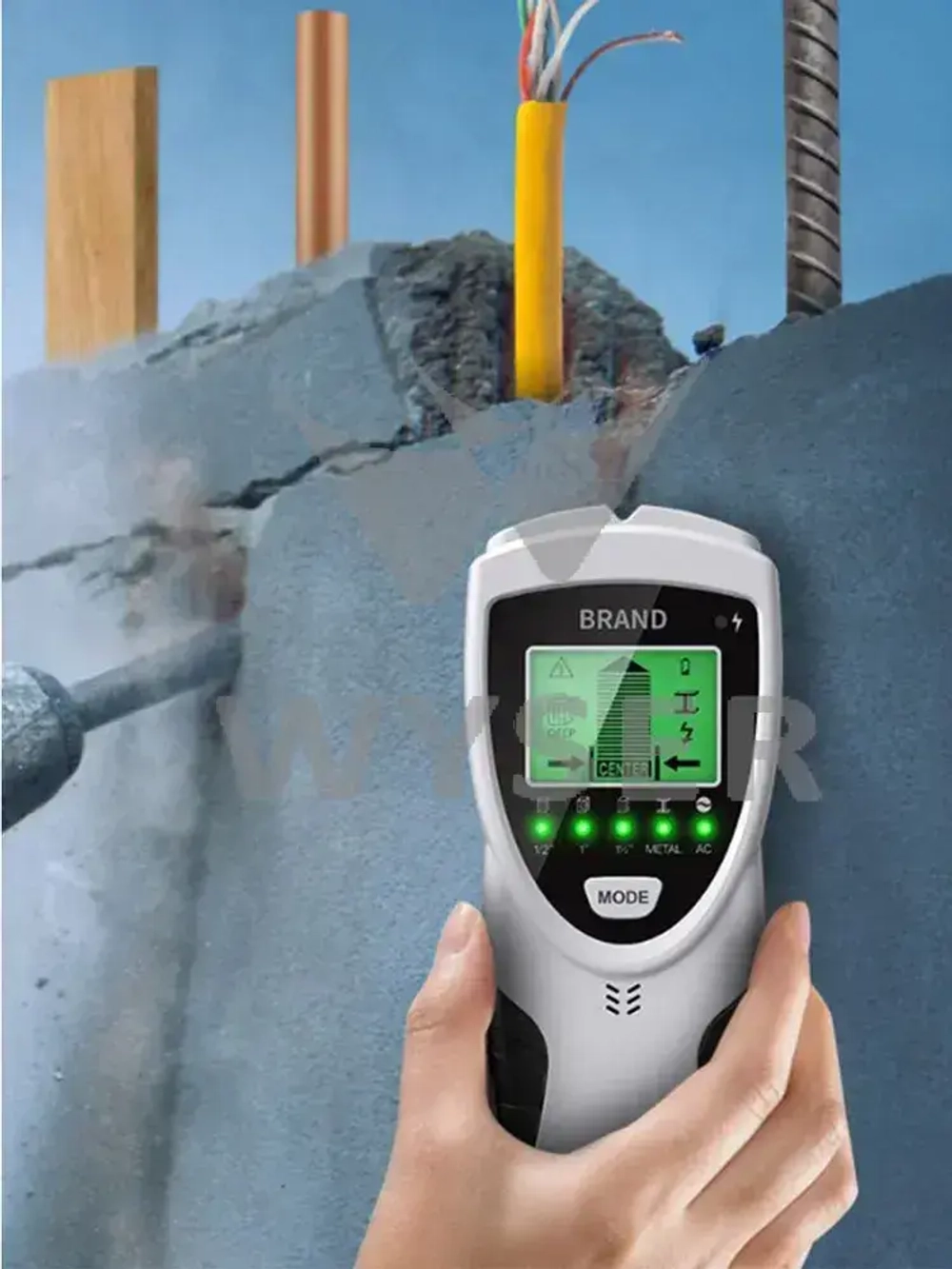 Металл,дерево,электрический ток Детектор