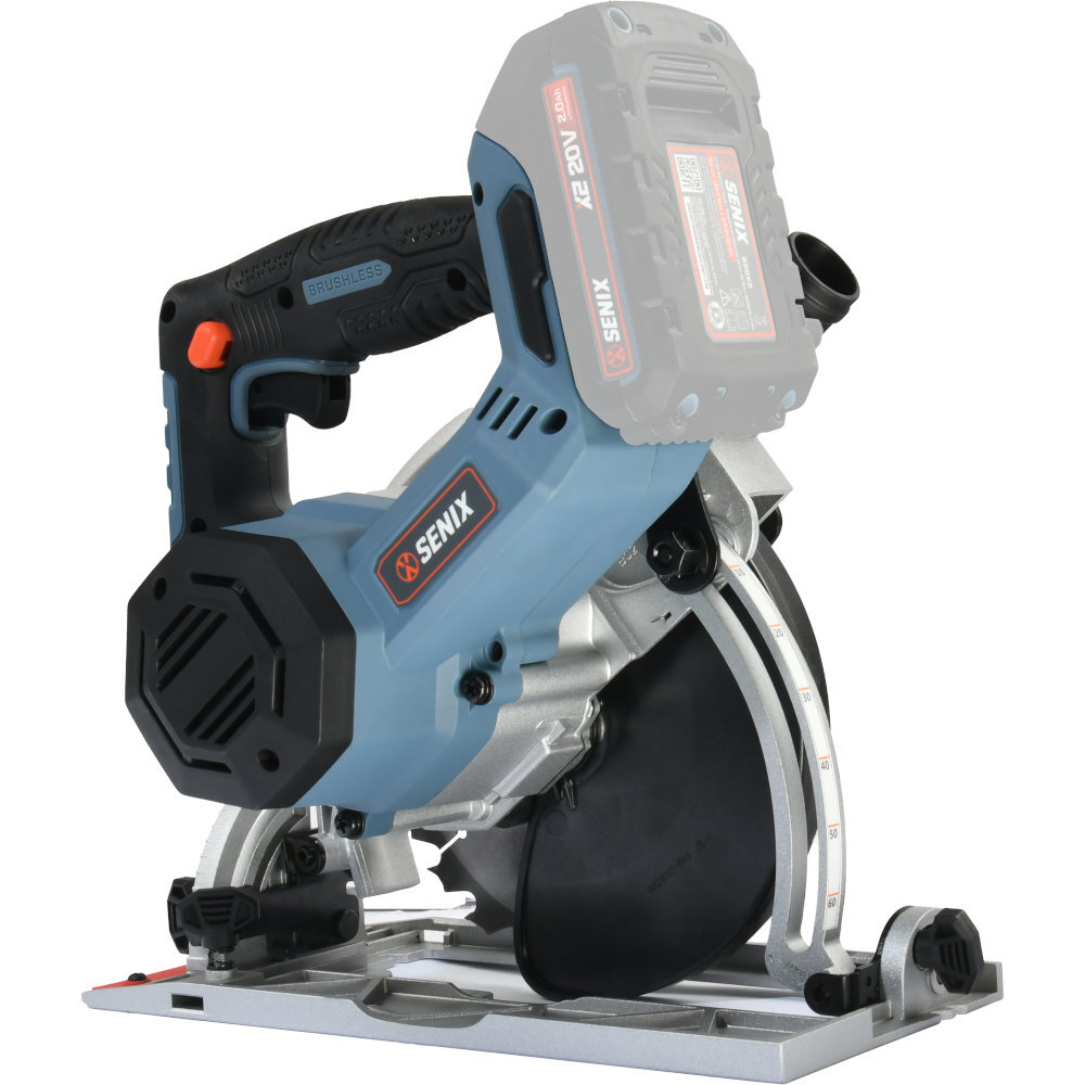 Пила циркулярная аккумуляторная SENIX PSCX2-M8-EU-0, без акб и зу