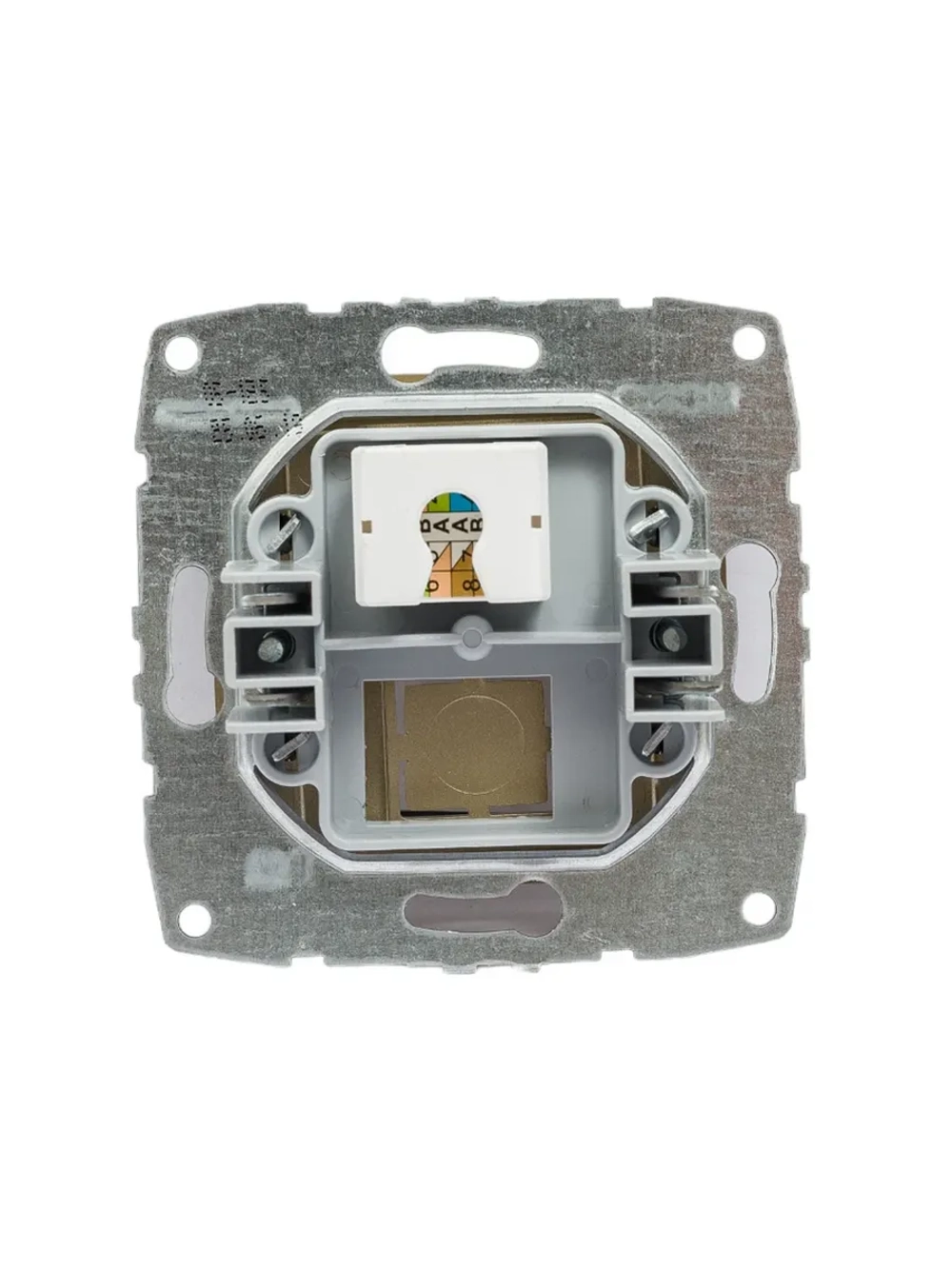 Механизм компьютерной розетки Rj45 Cat6 титан