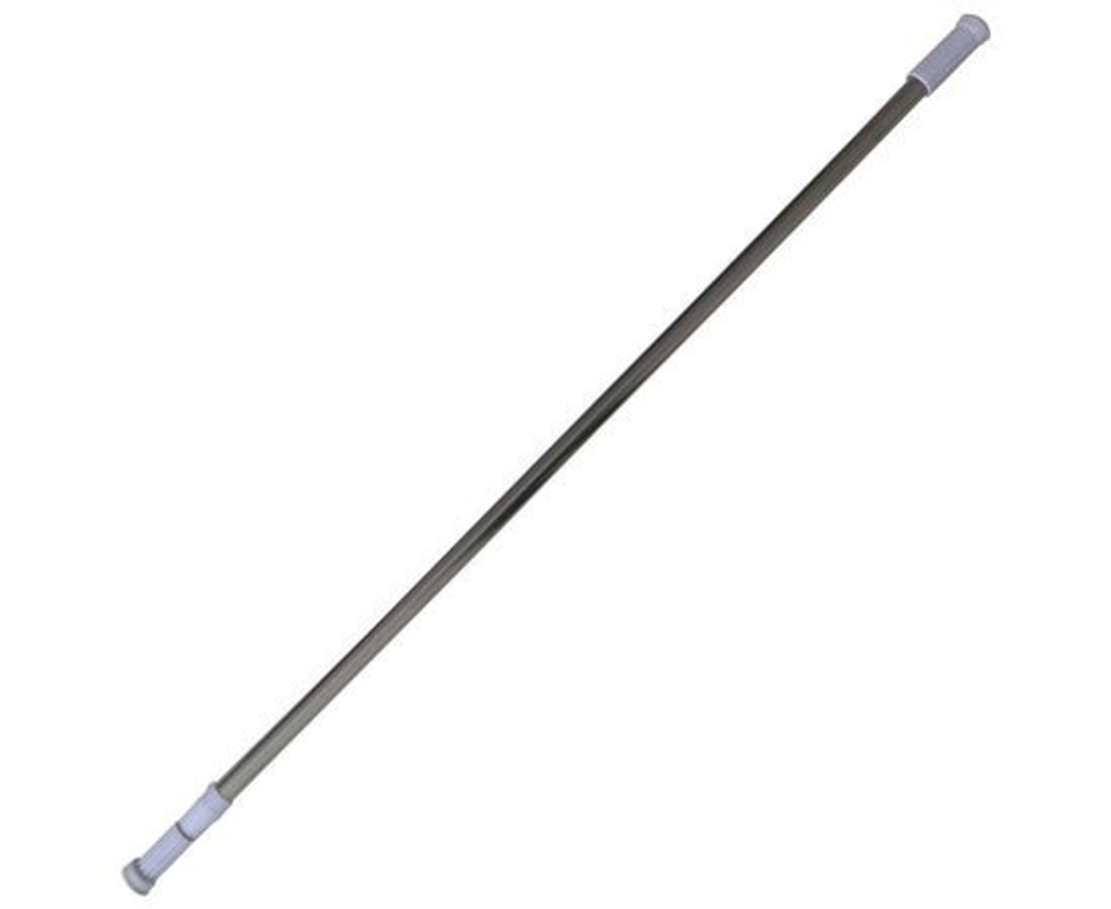 Карниз для ванной телескопический, 110-200см. нержавеющая сталь