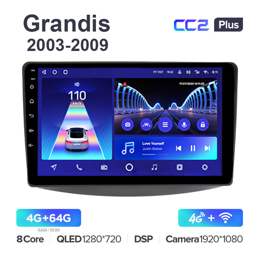 Teyes CC2 Plus 9"для Mitsubishi Grandis 2003-2011