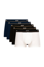 Трусики-боксеры 5шт. Trunk 5P Essential BOSS BLACK - темно-синий(50475275)