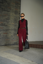 Брюки Office винный