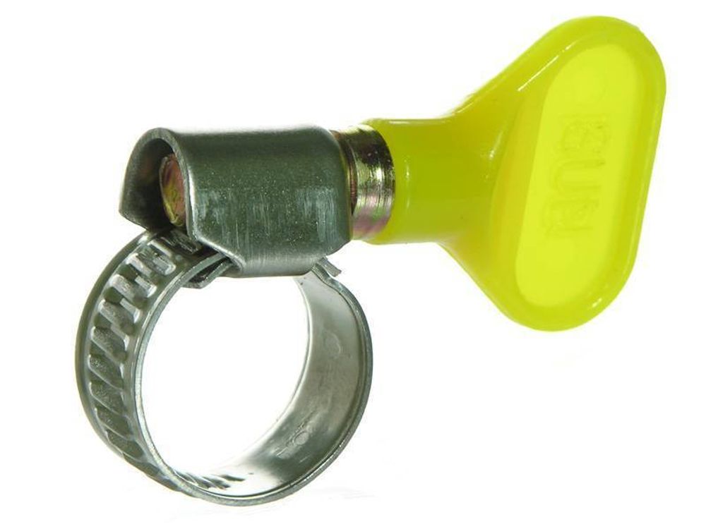 Хомут 10-16мм нерж с барашком