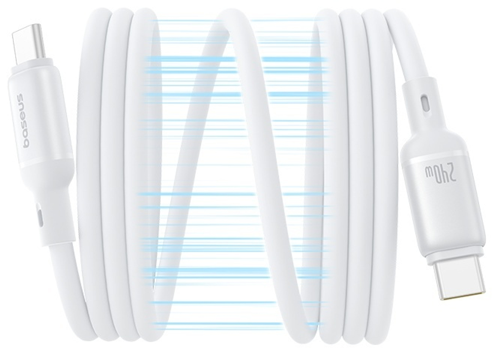 Кабель Baseus USB TypeC (M) белый