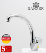 11023 Смеситель однорычажный для кухни "GANZER"  (10/1шт)