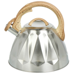 Чайник нерж, 3 л, свист, мат, RasheL, индукц, серебр, М-7900