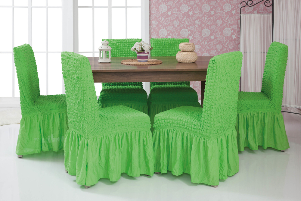 Чехол на стул, цвет Фисташковый