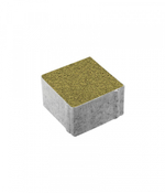 Гранитная тротуарная плитка КВАДРАТ - Б.3.К.6 Гранит Желтый