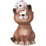Фигурка "Кот и собака" 9,5*8,5*16см