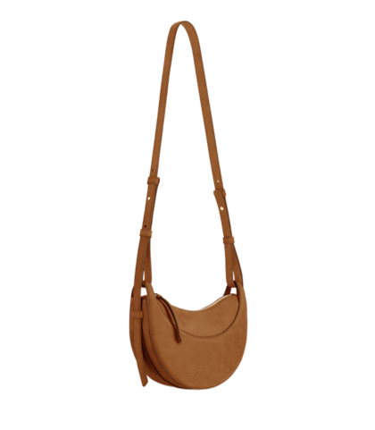 Сумка Polene Numero Dix EDITION CROCODILE NUBUCK CINNAMON