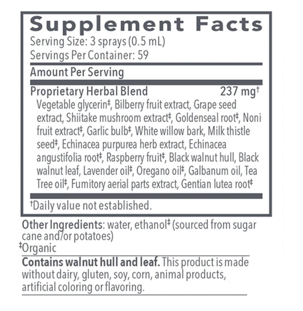 Biocidin® Throat Spray Effective Soothing Relief