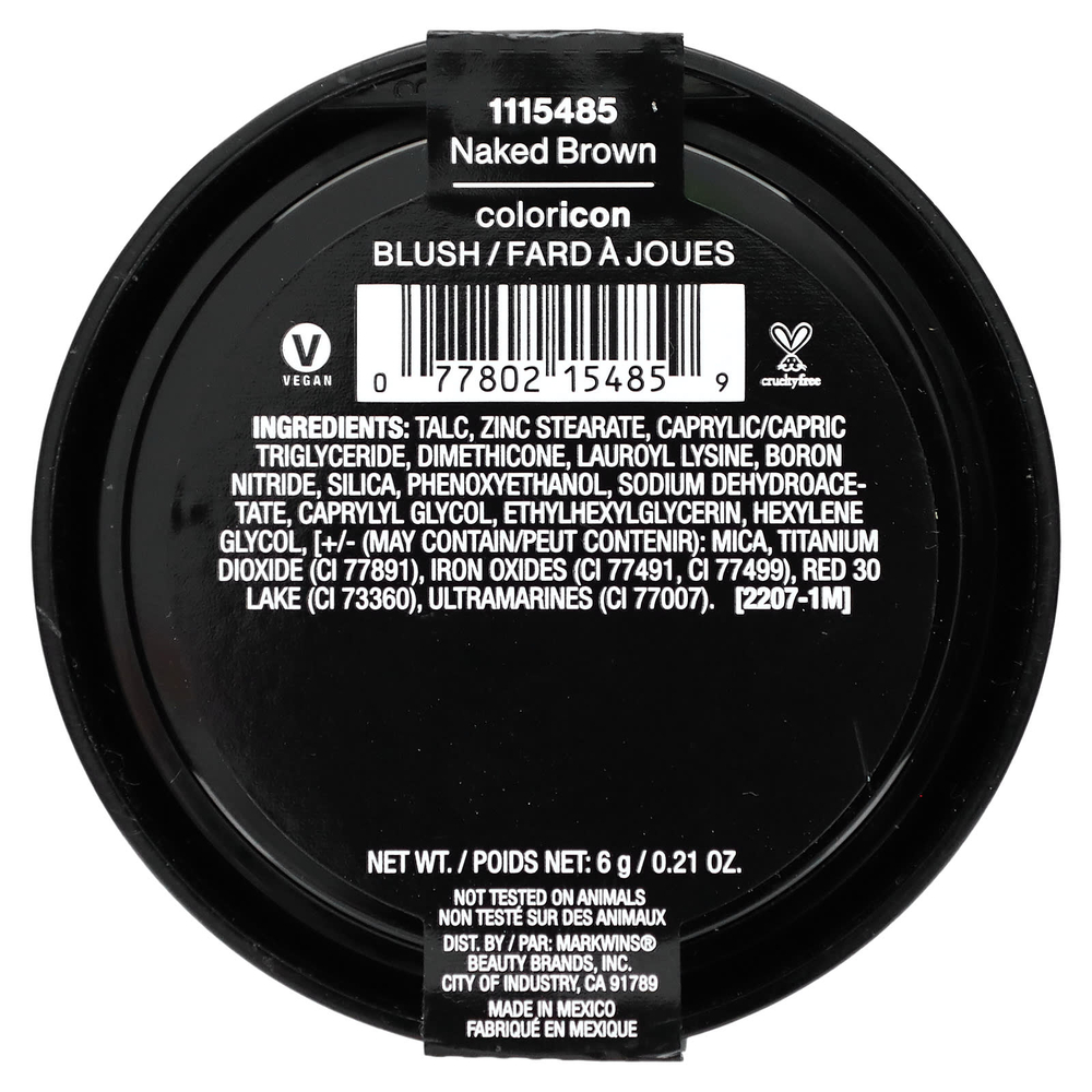 wet n wild, Color Icon, румяна, оттенок 1115485 коричневый, 6 г (0,21 унции)