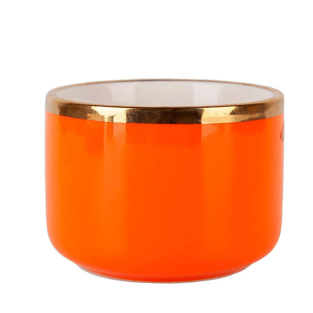 Чашка с блюдцем "Royal line. Orange" v=200мл. (min4) (транспортная упаковка)