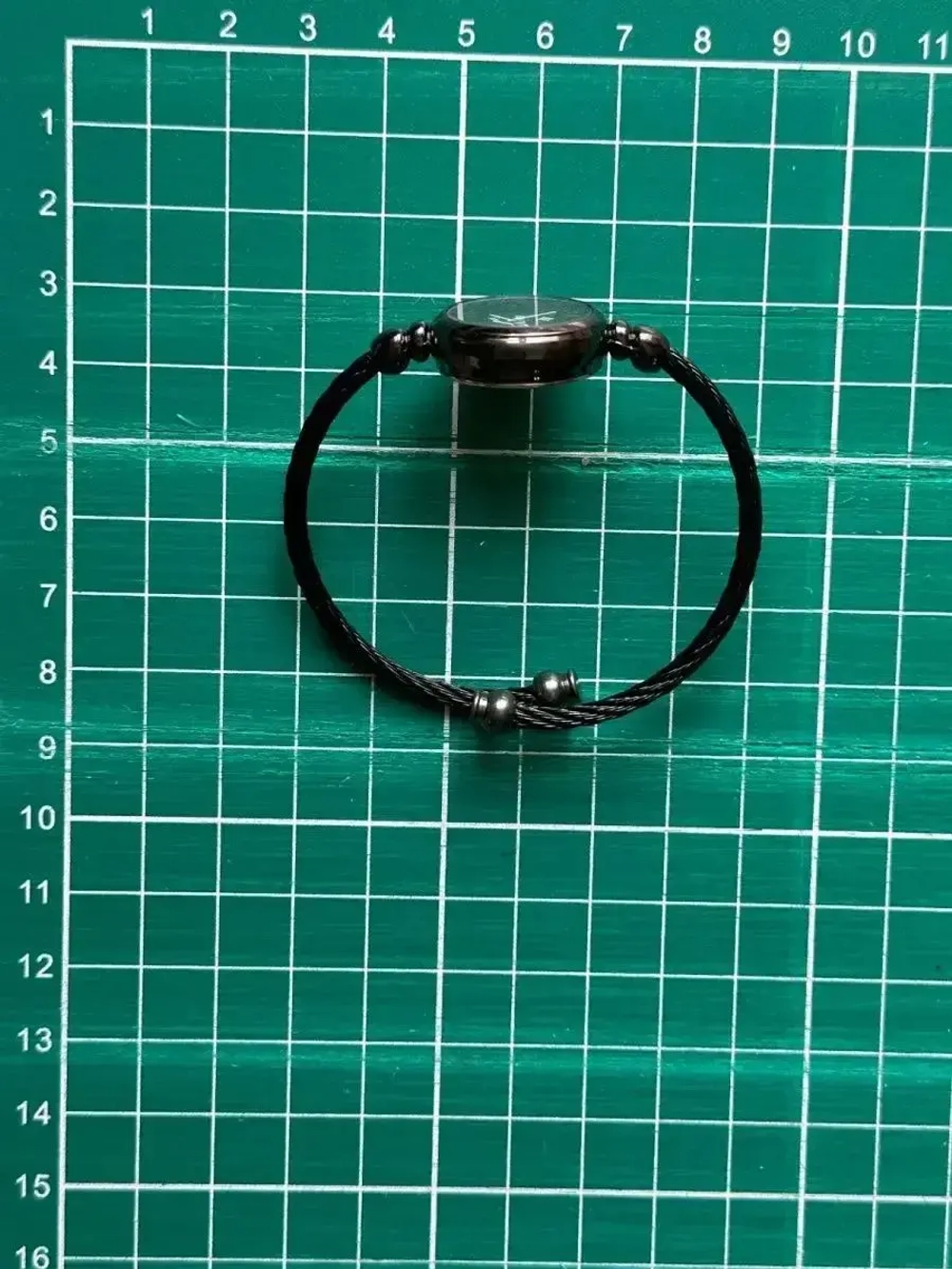 Часы-браслет кварцевые на металлическом ремешке, черный W0122560-05