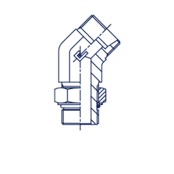 Штуцер FRA45 DL12 UNF 3/4 (корпус)