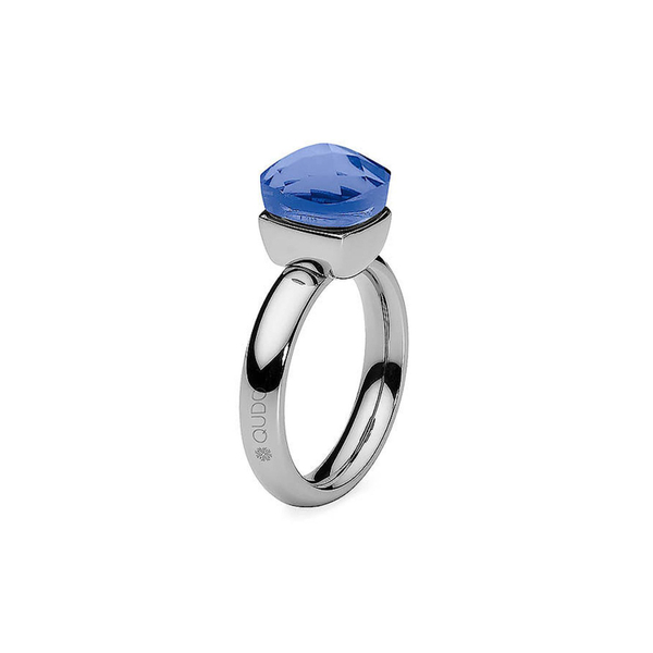 Кольцо Qudo Firenze bermuda blue 16.5 мм 611631/16.5 BL/S размер 16,5