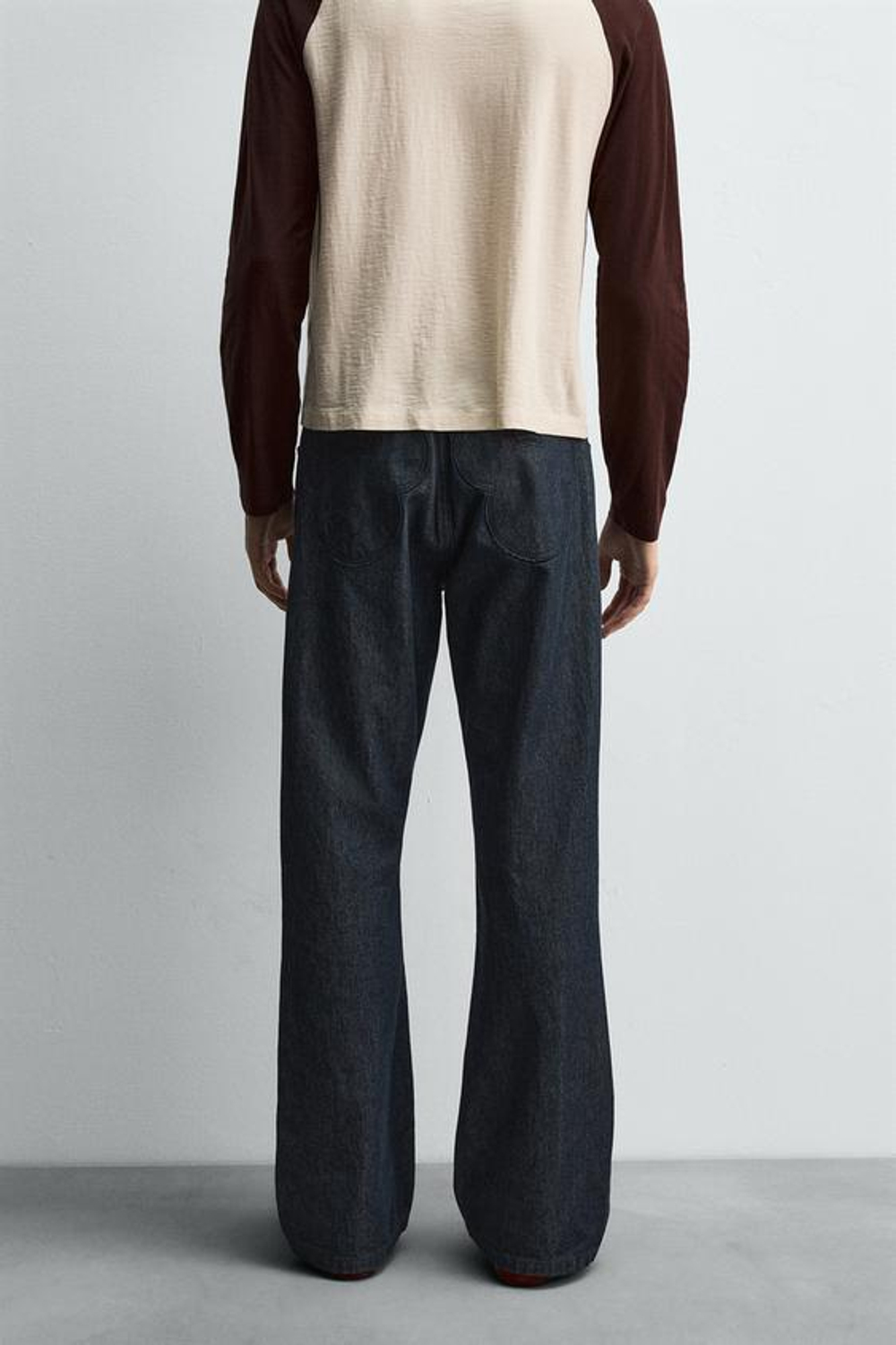 ZARA HARRY LAMBERT X DISNEY ДЖИНСЫ КЛЕШ С НАШИВКАМИ, СИНИЙ