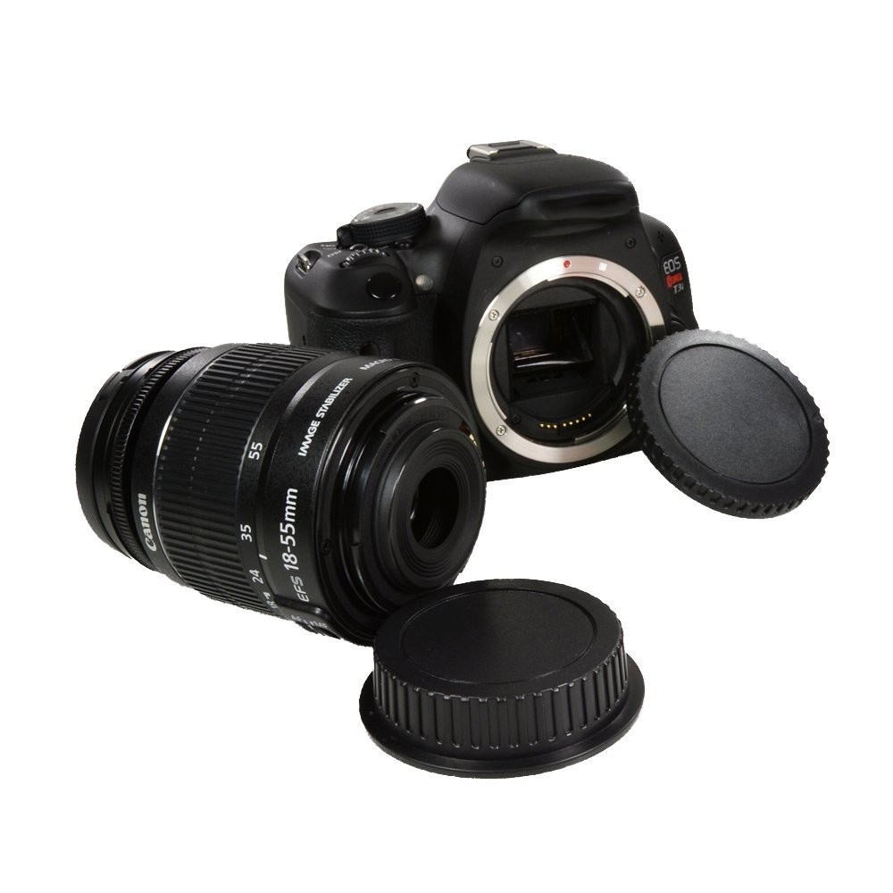 Комплект из задней крышки для объектива и байонета Fotokvant CAP-C-Kit – для камеры Canon.