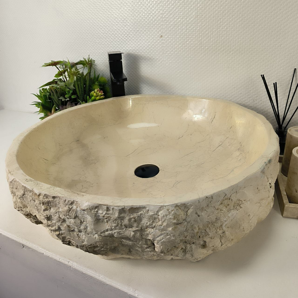 Раковина из мрамора Erozy Cream EM-64948 62*61*15 0878