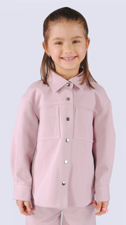 Рубашка джинсовая для девочки 2-8 лет Fleur de Vie