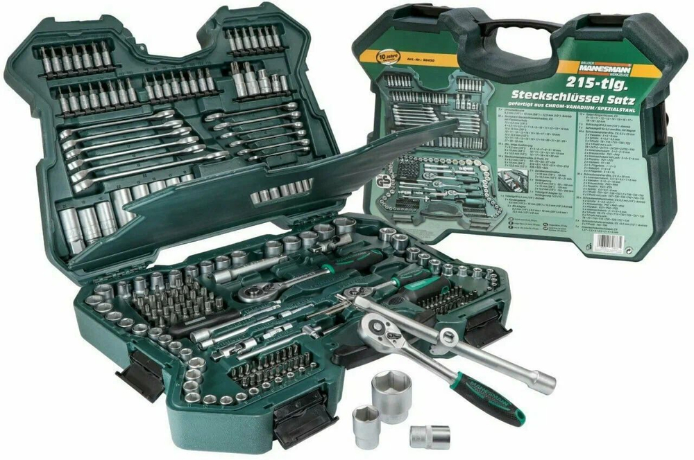 Набор инструментов Mannesmann M98430 (215 предметов)