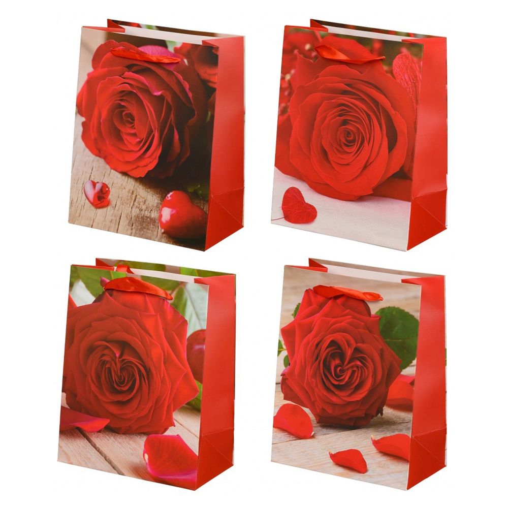 Подарочный пакет Basir, серия &quot;Розы&quot;, 32*45*12 см, ассорти