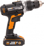 Дрель-шуруповерт аккумуляторная Worx WX372 ударная