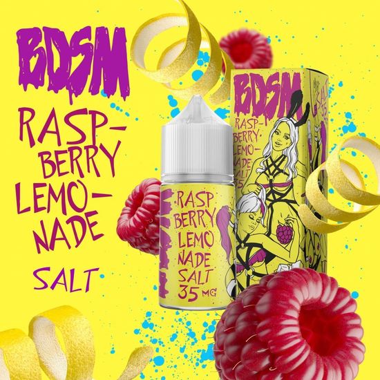 Жидкость BDSM (30 мл, 20 мг HARD SALT) Raspberry Lemonade