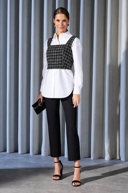 22952 Топ женский (черный)