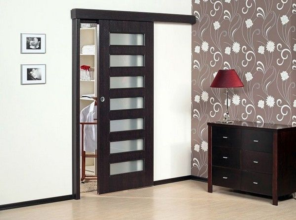 ECO SLIDING SET 3 80kg NEW, комплект с двумя доводчиками, дверь до 80кг (обновленный)