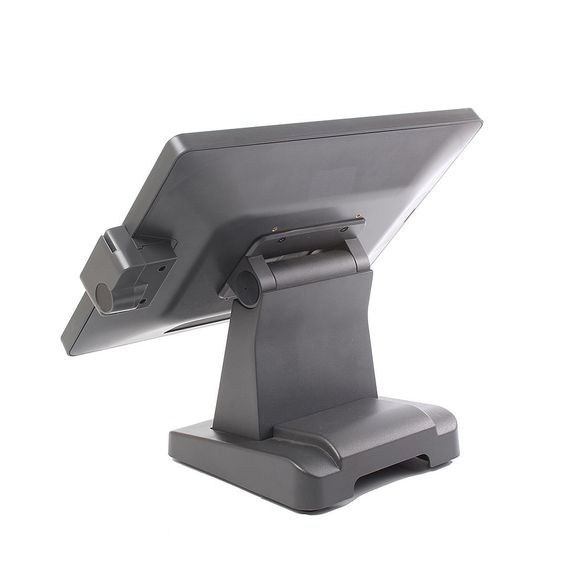 Сенсорный монитор POScenter EVA-150 (15", 4:3, 1024х768, VGA, P-CAP touch - USB, MSR) черный