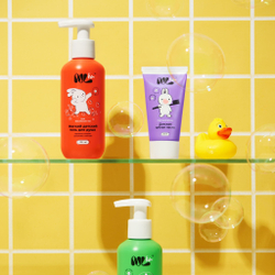 Nlka Для детей Мягкий детский гель для душа (возраст 3+) 195мл