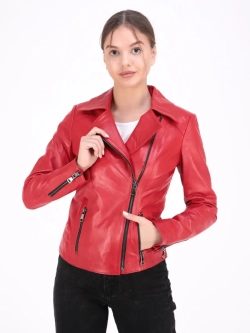 Косуха женская натуральная кожаная