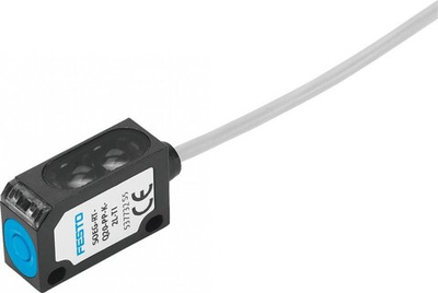 SOEG-RT-Q20-PP-K-2L-TI, Датчик положения оптический диффузионный