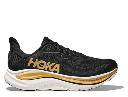Кроссовки для бега мужские Hoka Clifton 10 Черно-Золотые