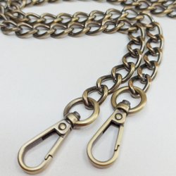 Ручка цепь с карабинами Антик 13*9