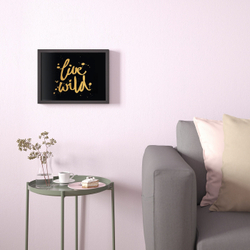 IKEA BILD  (ИКЕА БИЛД)  -  Плакат, Live wild, 40x30 см